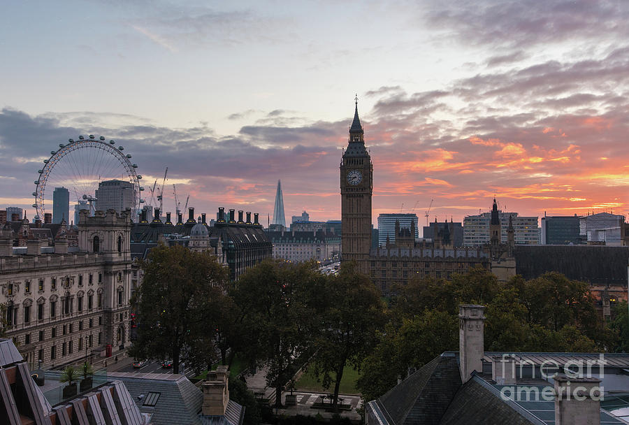 Big Ben London Sunrise Photograph by Mike Reid
