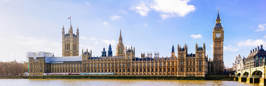 Big Ben Panorama Photograph by Pati Photography