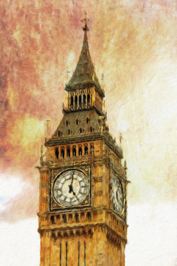 Big Ben Says Its Time Photograph by Diane Lindon Coy