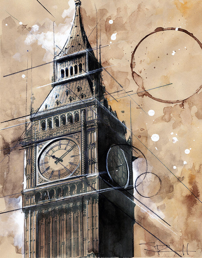 Big Ben Painting by Sean Parnell