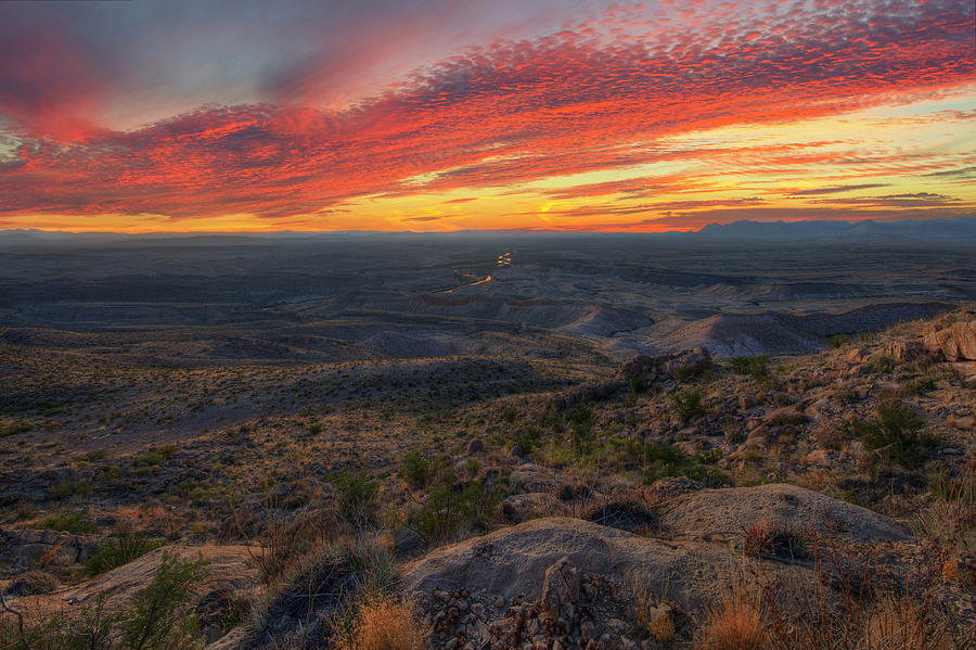 Big Bend National Park Mariscal Trail Sunset 1 Photograph by Rob ...