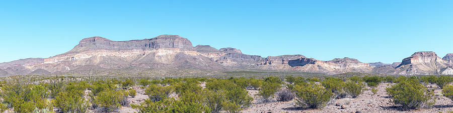 Big Bend Ranch State Park Panorama Photograph by SR Green