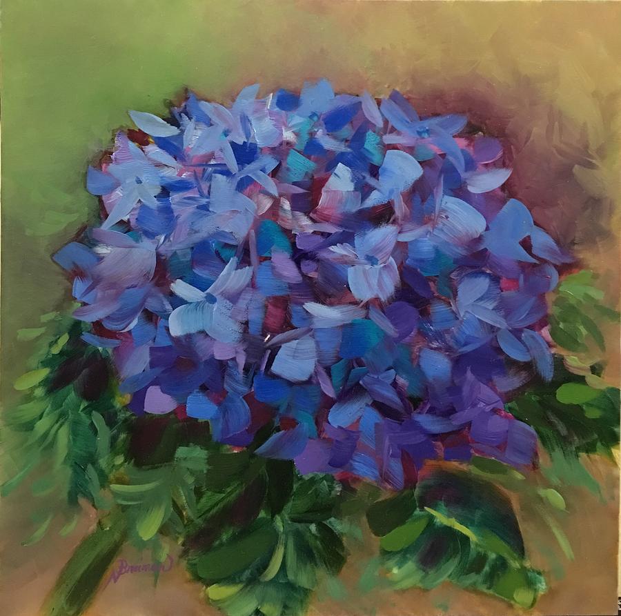 Big Blue Painting by Nancy Breiman