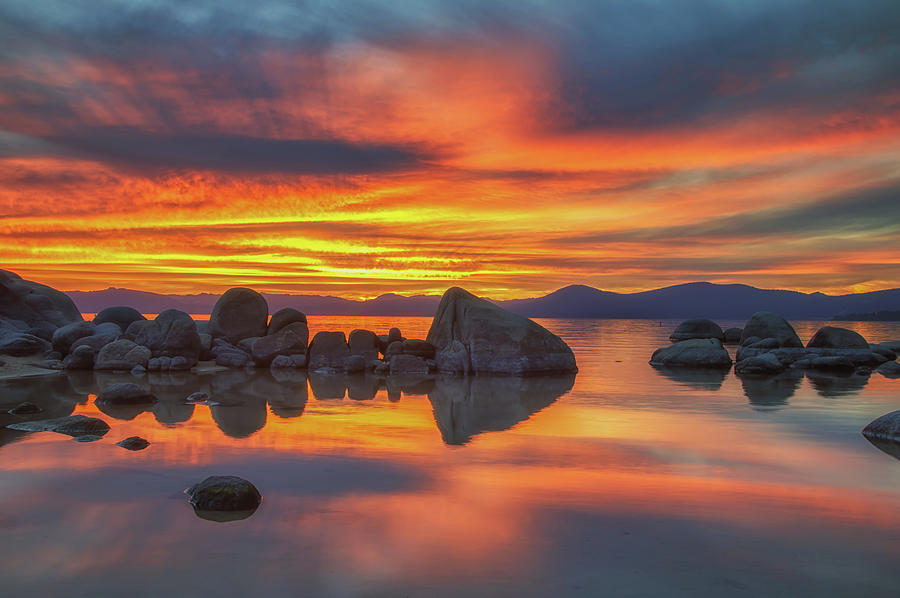 Big Boulders at Sunset Photograph by Marc Crumpler