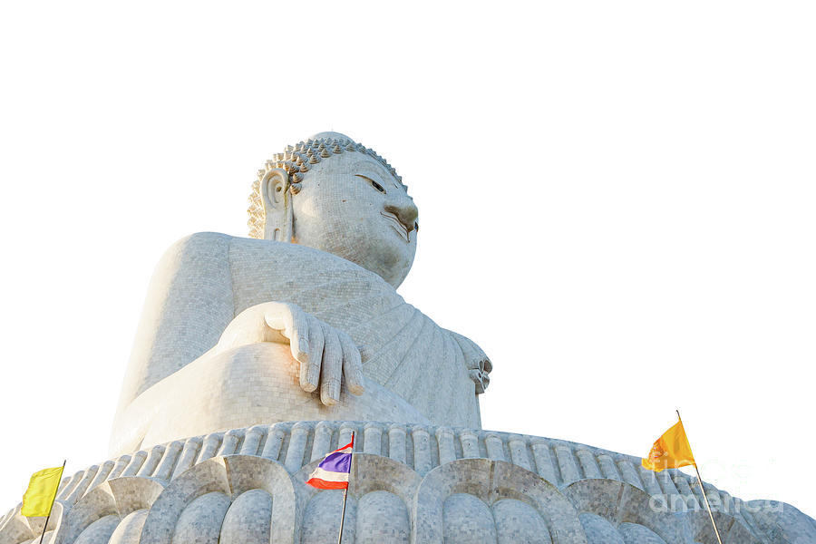 Big Buddha isolated Photograph by Benny Marty