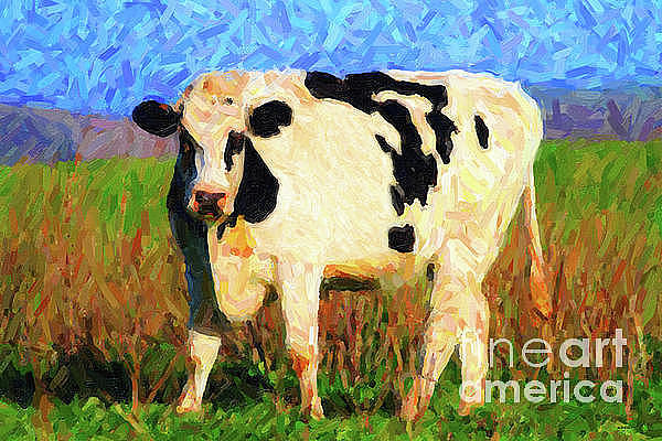 Cow Photograph - Big Bull by Wingsdomain Art and Photography