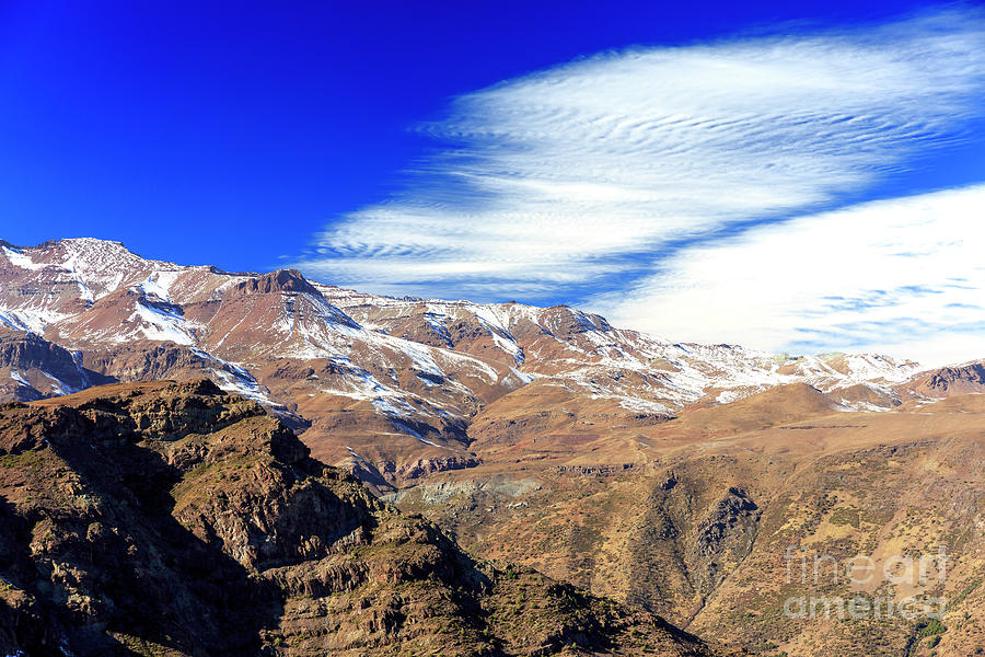 Big Clouds Over the Andes in Chile Photograph by John Rizzuto