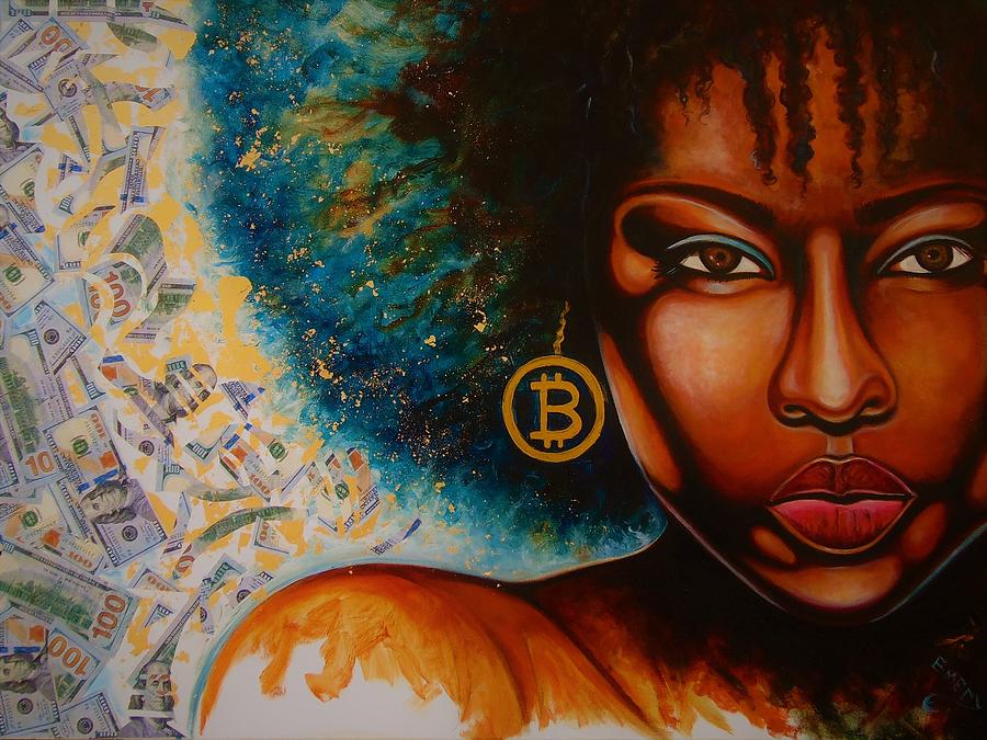 Big Coin Painting by Emery Franklin