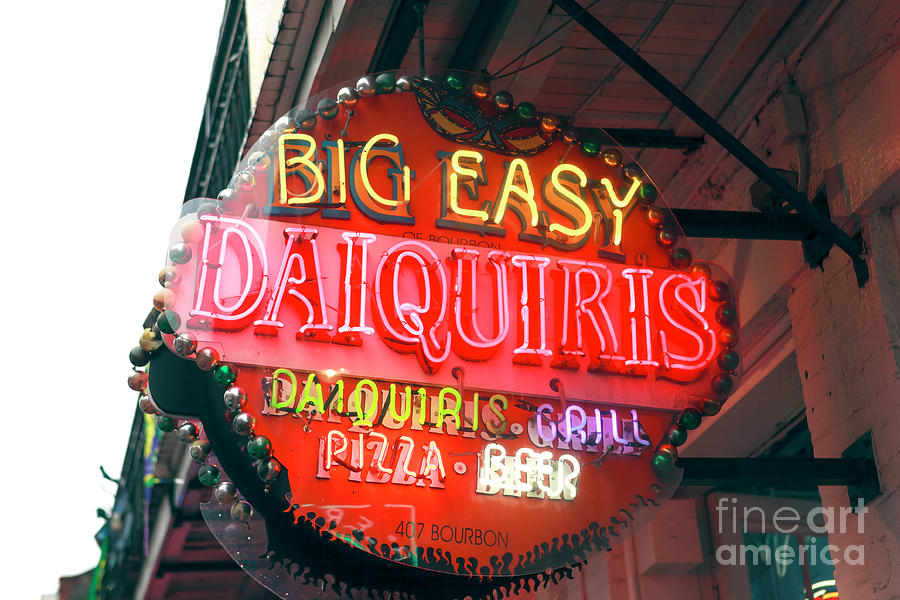 Big Easy Daiquiris New Orleans Photograph by John Rizzuto Pixels