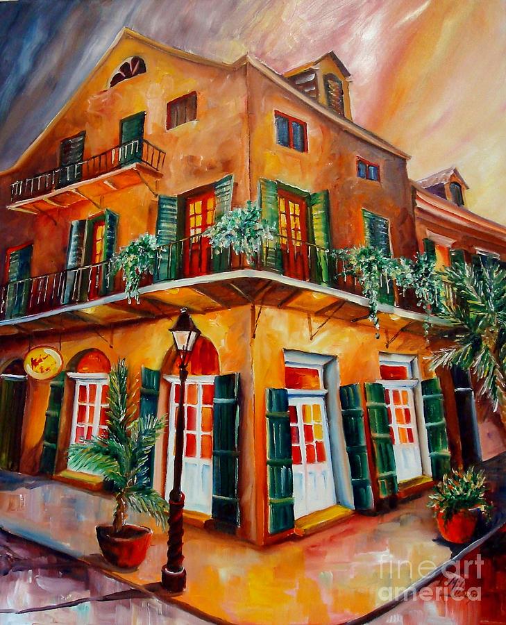 Big Easy Sunset Painting by Diane Millsap