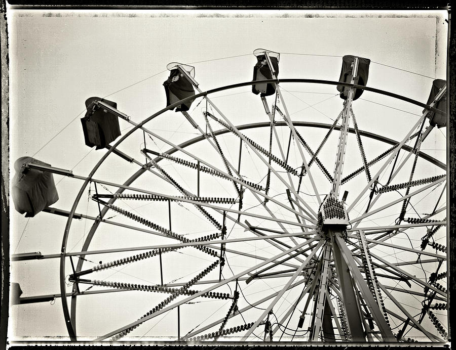 Black And White Photograph - Big Ferris by Bud Simpson