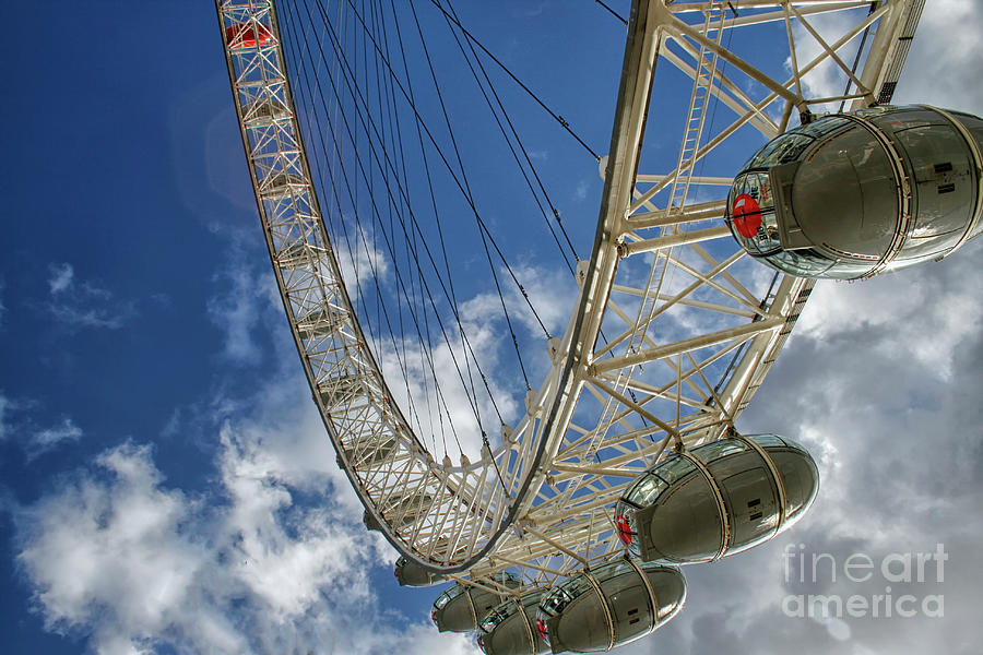 Millenium Ferris wheel Photograph by Patricia Hofmeester