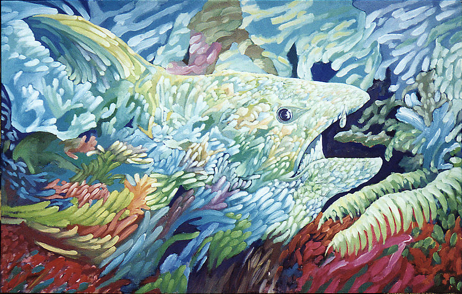Big Fish Painting by Armand Roy