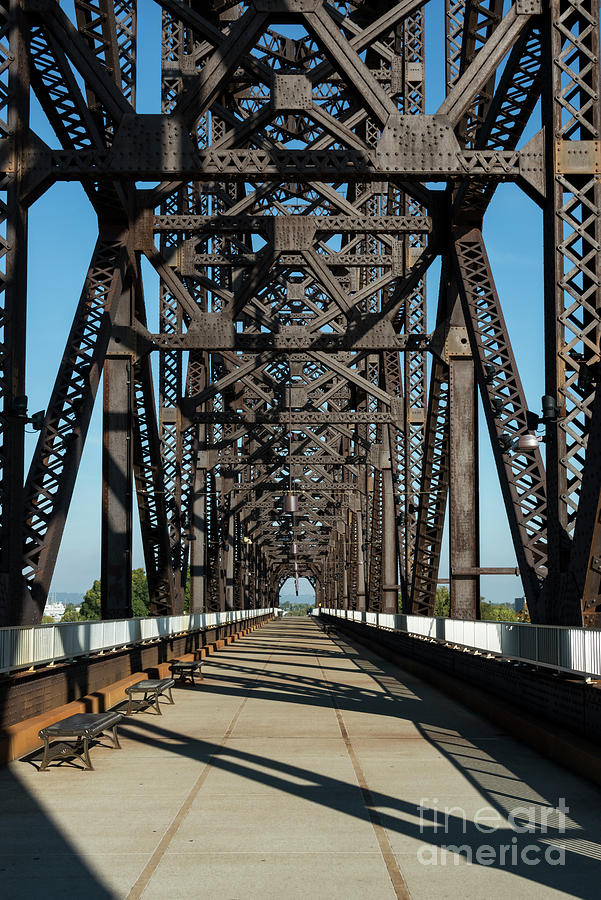 Big Four Walking Bridge Photograph by Bob Phillips