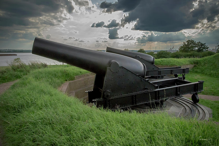 Big Guns - Ft McHenry Photograph by Brian Wallace