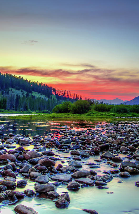 Big Hole River sunset by Bryan Carter Big Hole River sunset by Bryan Carter