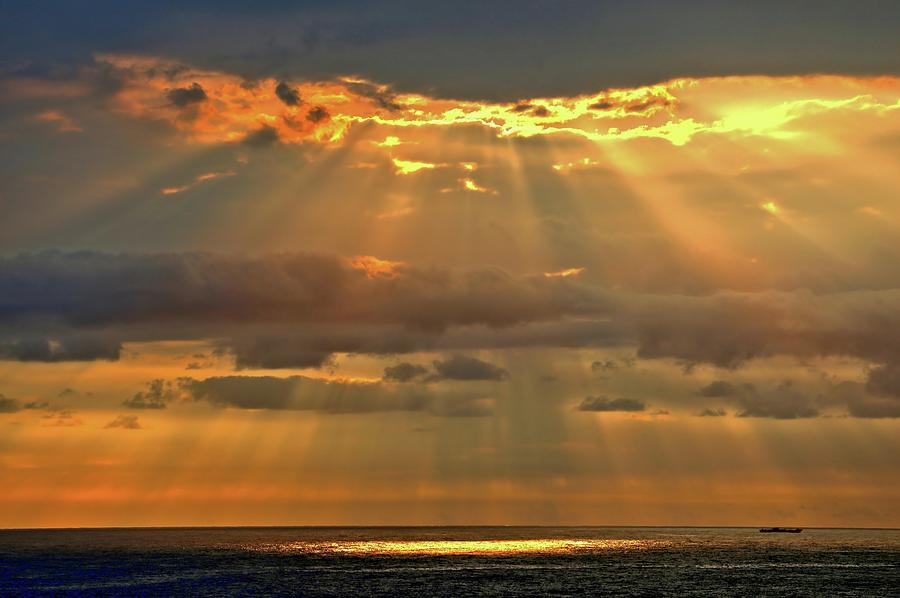 Big Island Rays Photograph by DJ Florek