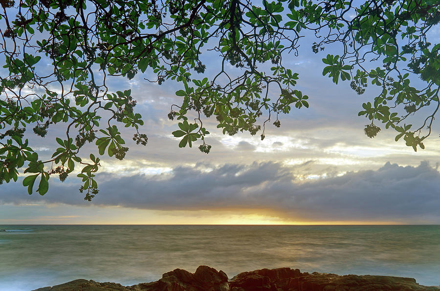 Sunset Photograph - Big Island Sunset by Christopher Johnson