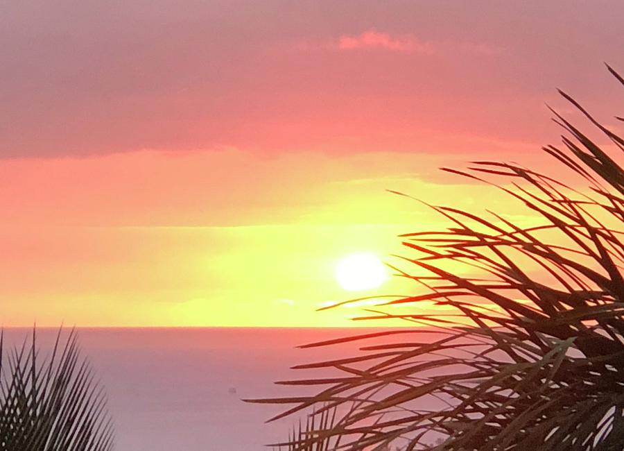 Big Island Sunset Photograph by Karen Nicholson
