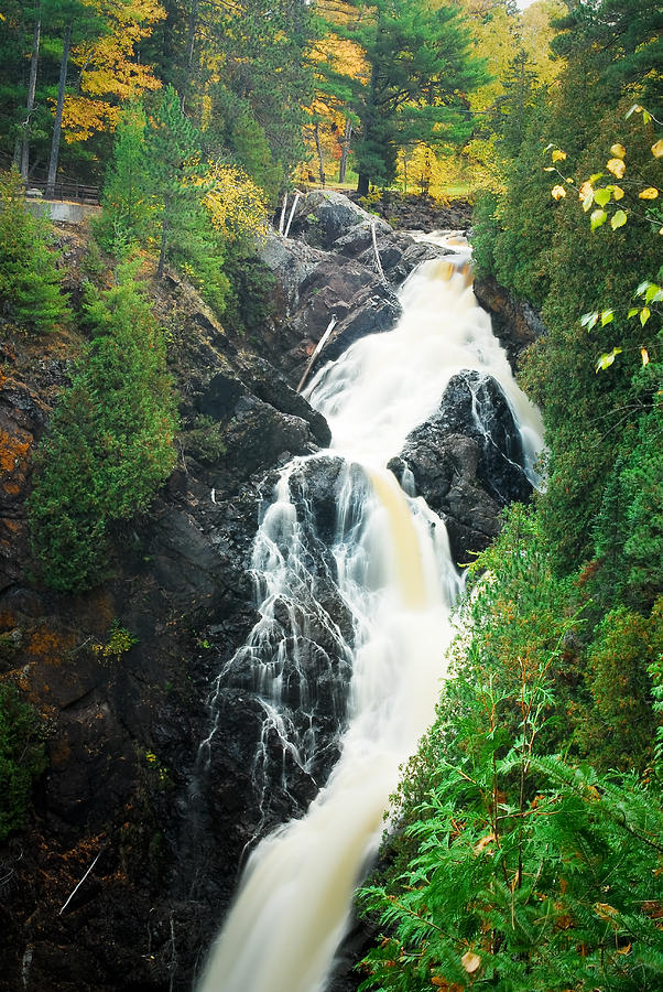 Waterfall Photograph - Big Manitou Fall by Kyle Krosting