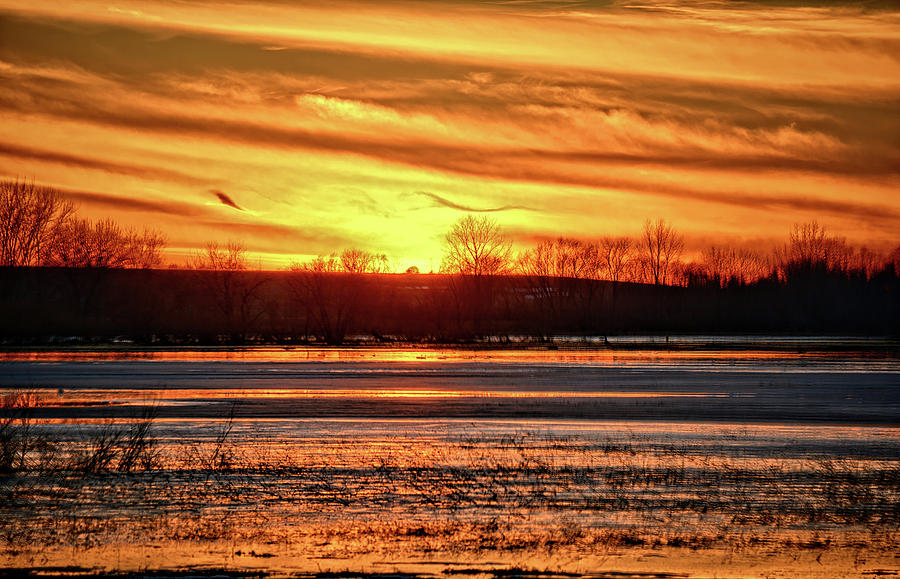 Big Marsh Sunset Photograph by Bonfire Photography