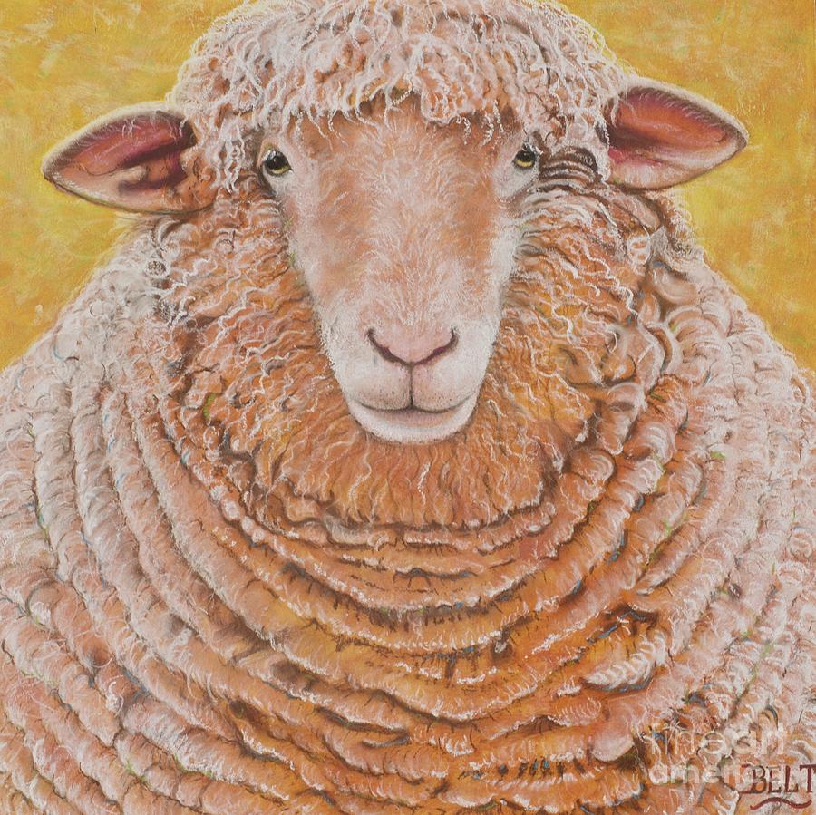 Sheep Pastel - Big Max by Christine Belt