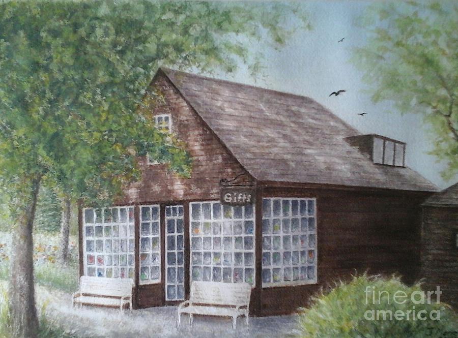 Big Meadows Gift Shoppe Painting by Judith Monette