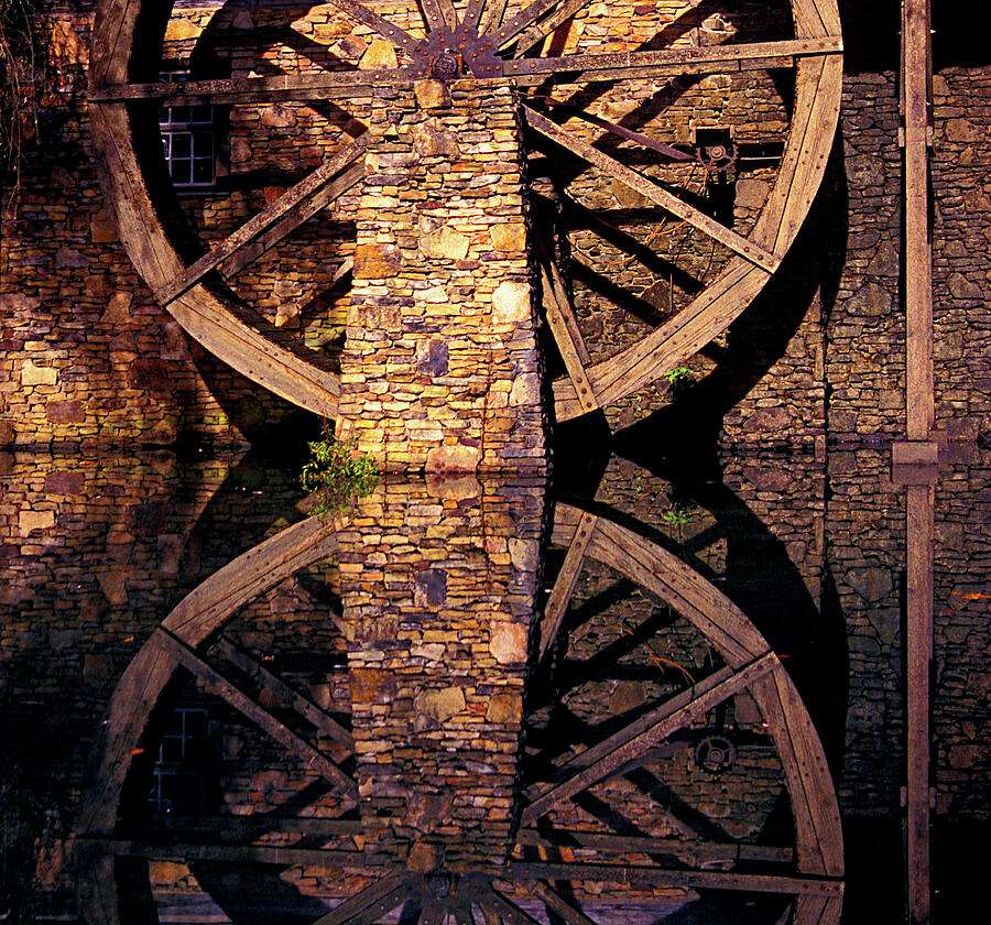 Big Mill Wheel Photograph by Paul W Faust - Impressions of Light