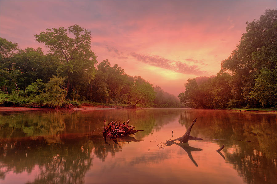 Big Piney River Photograph by Robert Charity