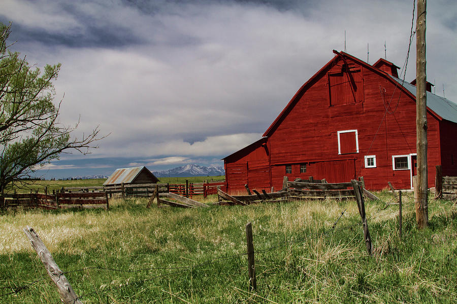 Big Red Barn Photograph by Alana Thrower