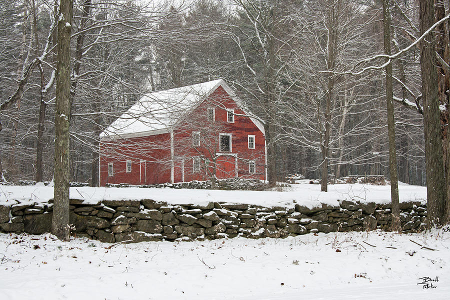 Big Red Barn Photograph by Brett Pelletier