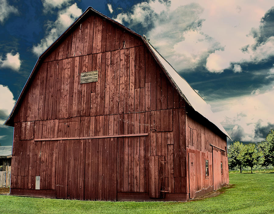 Big Red Barn Photograph by Deena Stoddard