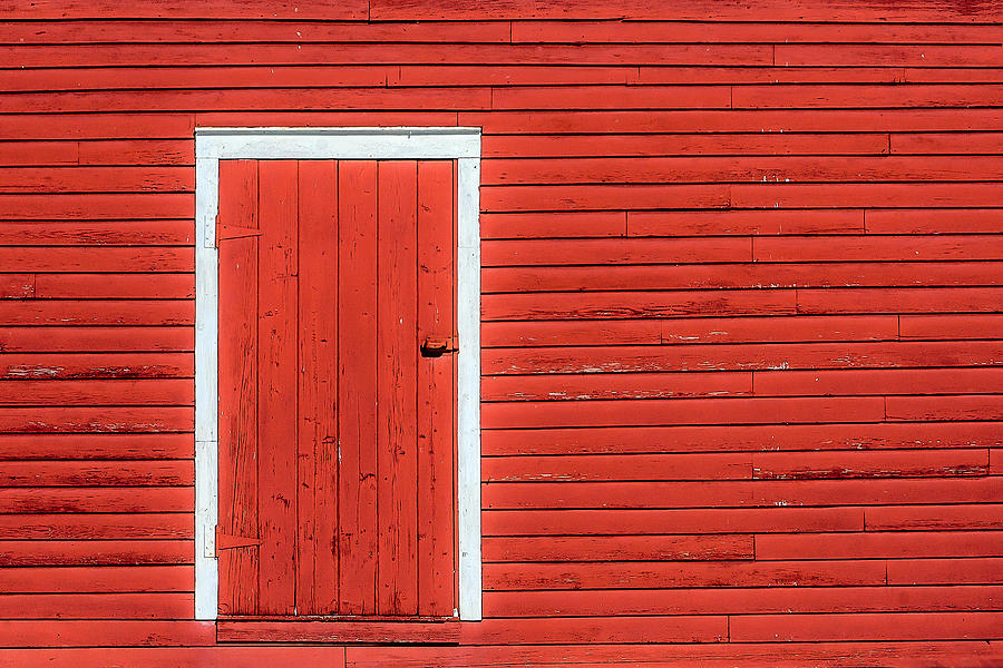 Big Red Door Photograph by Todd Klassy