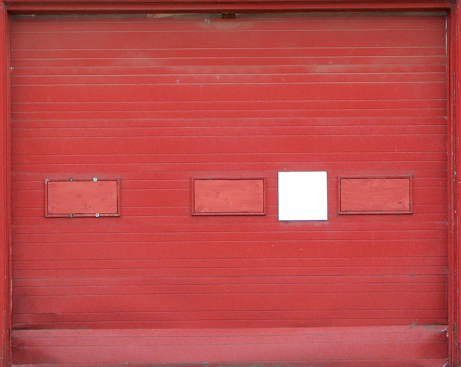 Big Red Door with Accent Photograph by Ben Freeman