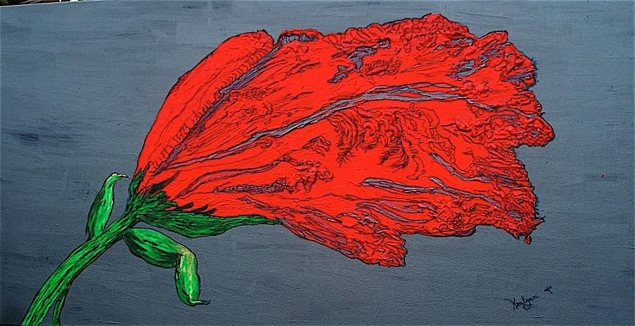 Big Red Floral by Kenlynn Schroeder Big Red Floral by Kenlynn Schroeder