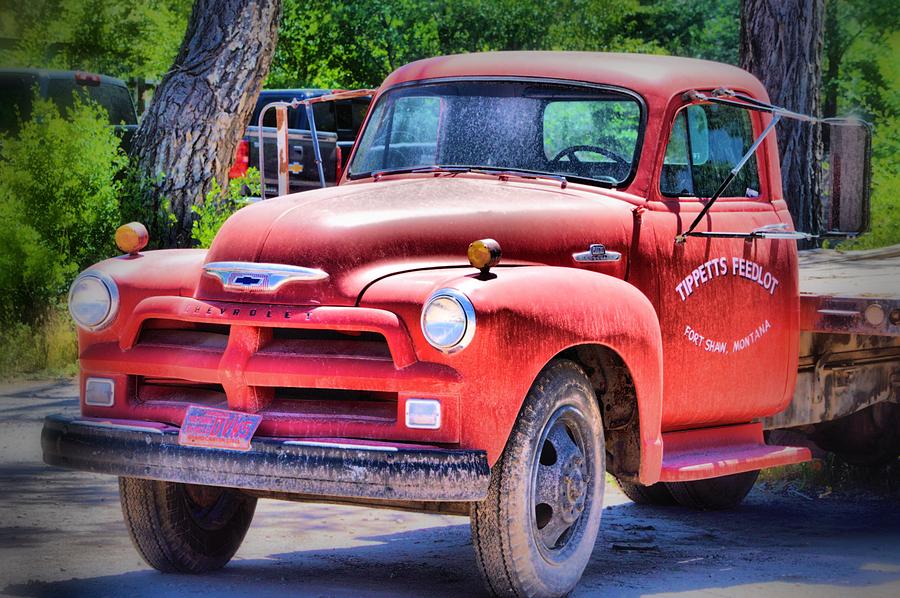 Truck Photograph - Big Red by Jacqui Binford-Bell