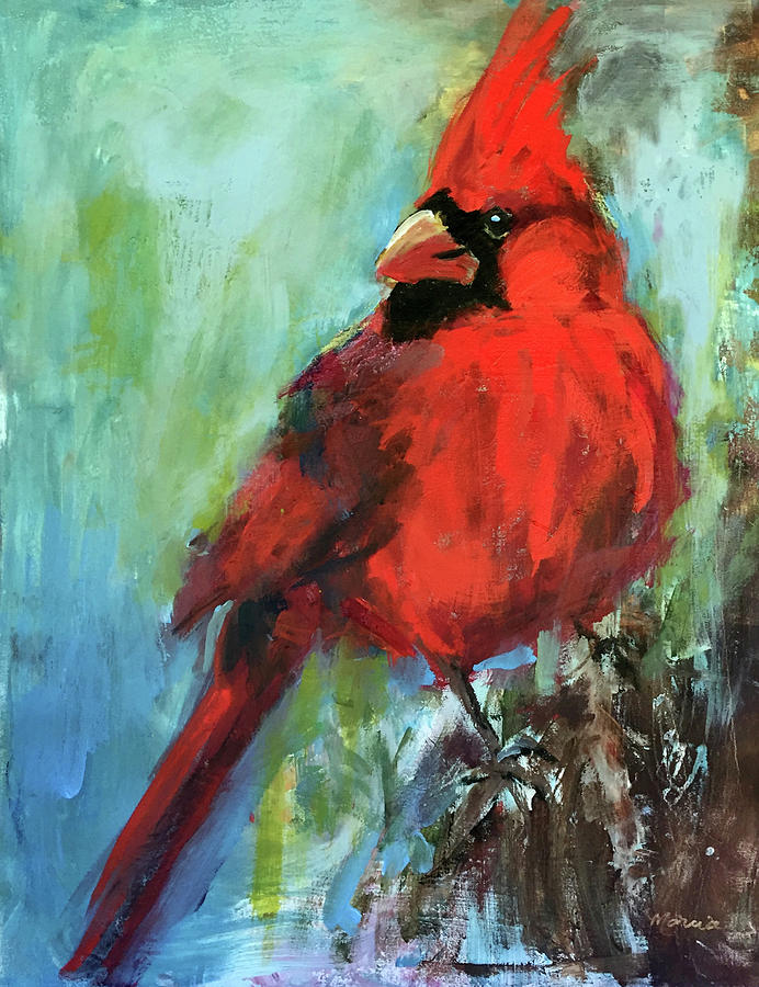 Big Red Painting by Marcia Hodges
