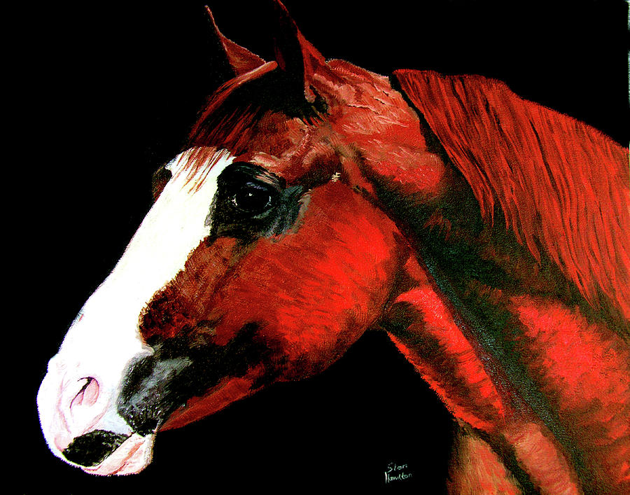 Big Red Painting by Stan Hamilton
