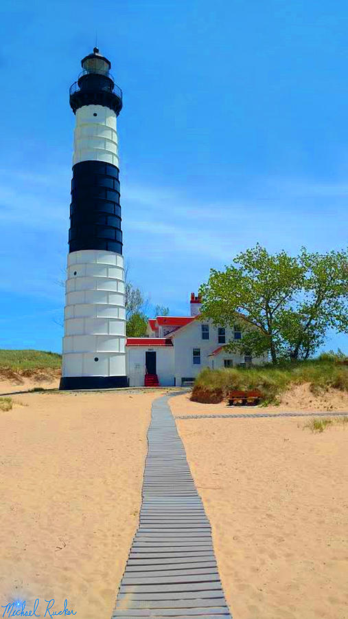 Big Sable Point Light Photograph by Michael Rucker | Fine Art America