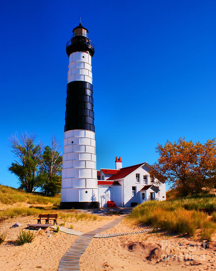 Big Sable Point Lighthouse Photograph by Nick Zelinsky Jr