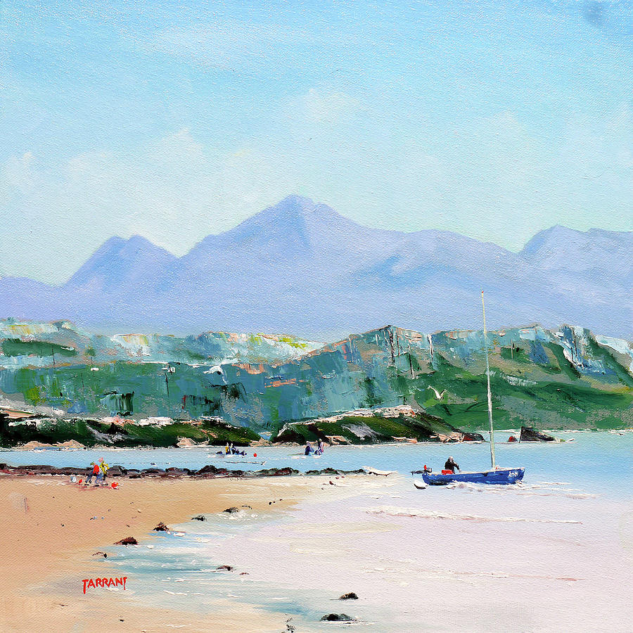 Holiday Painting - Big Sands Gairloch by Peter Tarrant