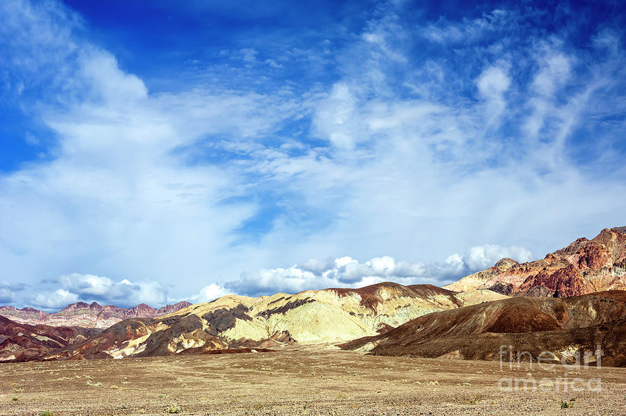 Big Sky at Death Valley Photograph by John Rizzuto