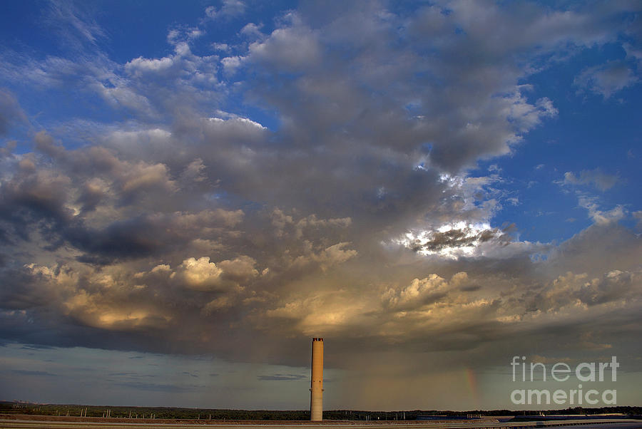 Big Sky At Lake Murray Photograph by Skip Willits
