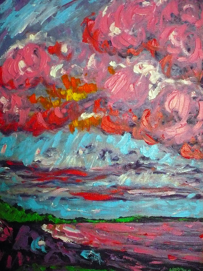 Big Sky Painting by Ericka Herazo