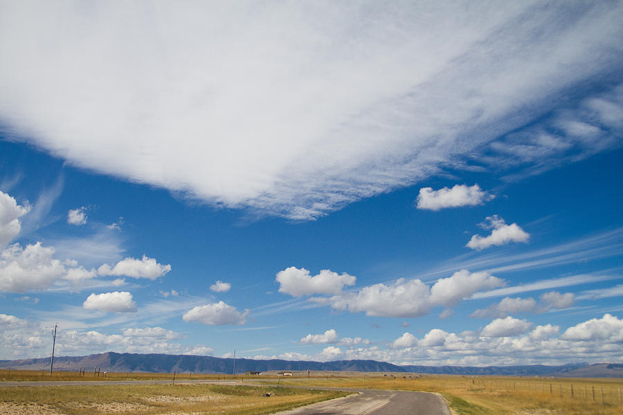 Big Sky of Wyoming Photograph by John Vial - Pixels