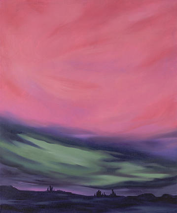 Big Sky Painting by Sandi Snead
