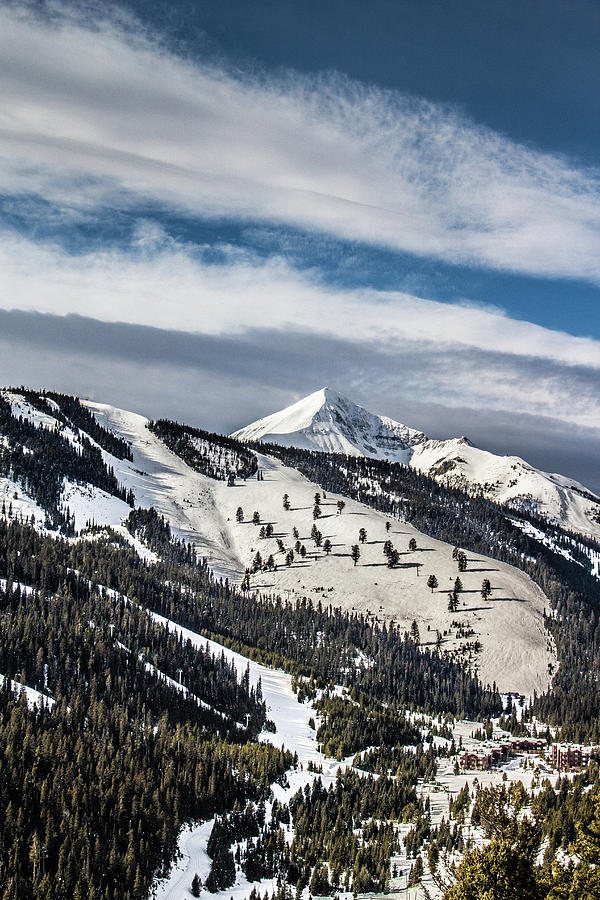 Big Sky Snow Photograph by Brandon Swanson