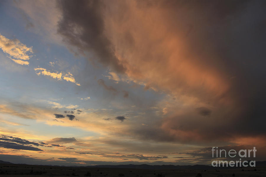 Mountain Photograph - Big Sky Sunset 2 by Carolyn Brown