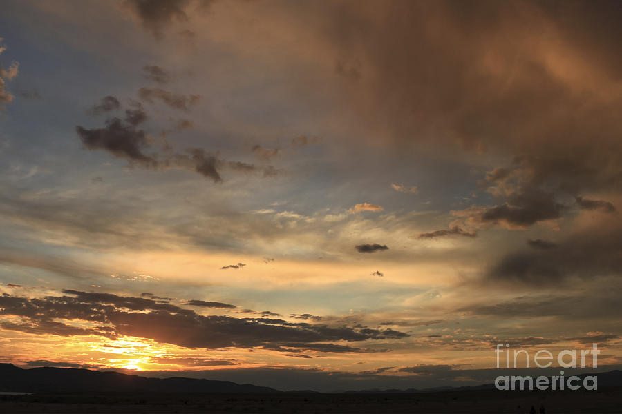 Mountain Photograph - Big Sky Sunset by Carolyn Brown