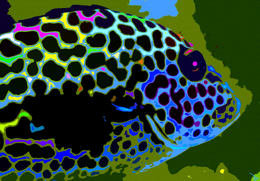 Big Spotted Fish Painting by David Lee Thompson